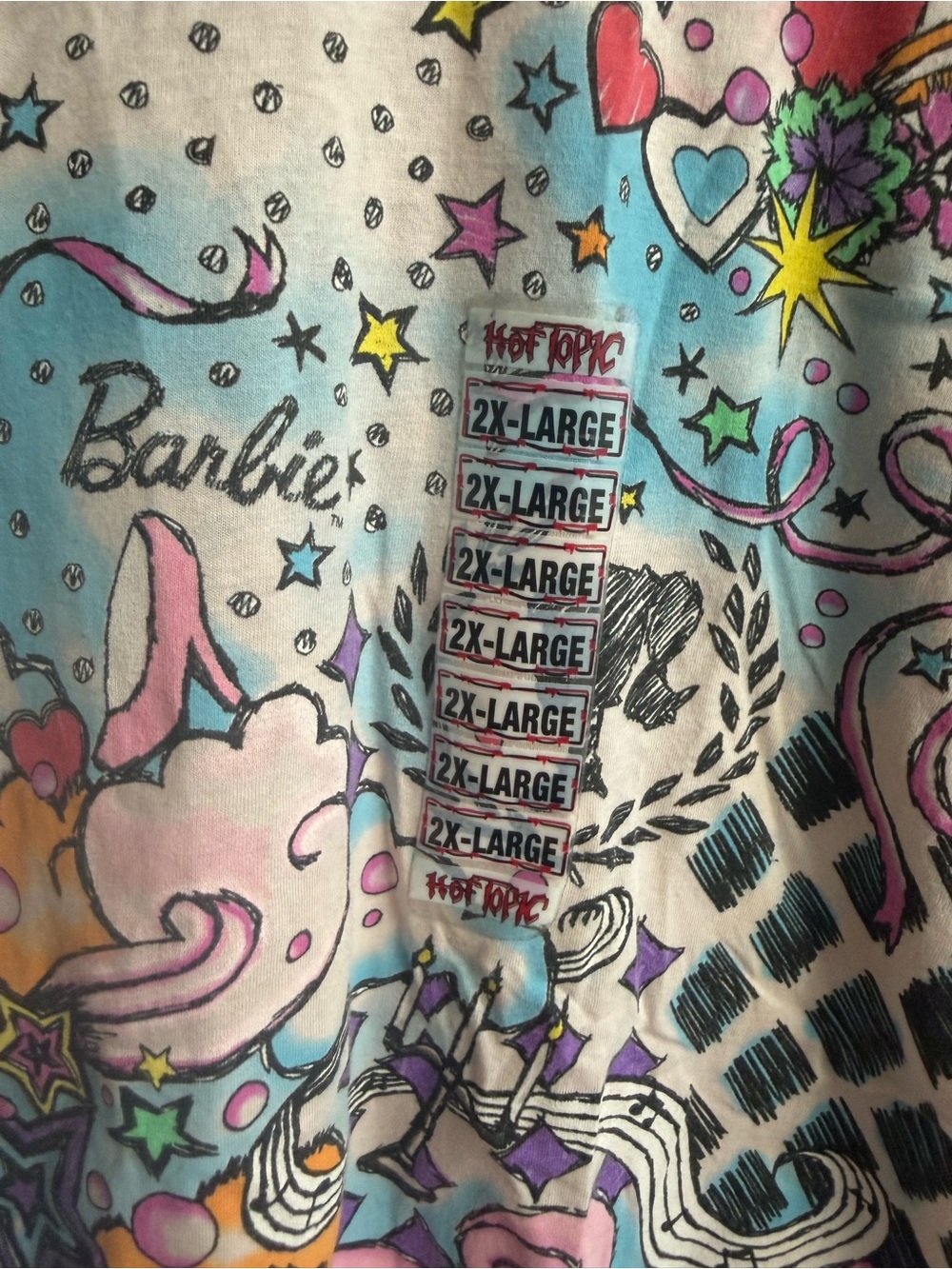 Vintage Hot Topic Barbie by Patricia Field  Graphic Tee - Picture 2 of 7